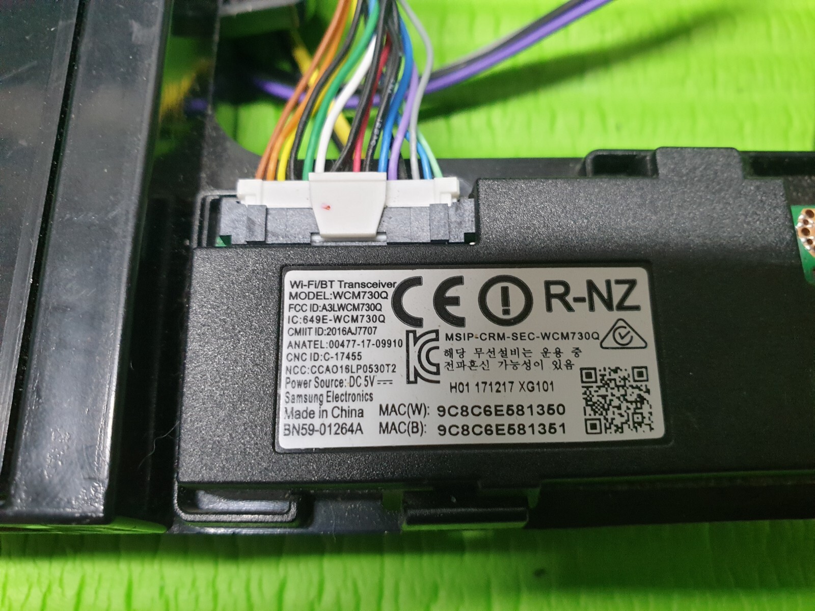 ORIGINAL INTERNAL SPEAKERS SET FOR SAMSUNG QE55Q7FAMT 55" LED TV BN96-42182A - Image 2