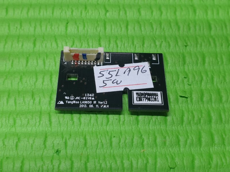 IR REMOTE CONTROL SENSOR FOR LG 55LA965W 55" LED TV EBR77903301 JAC-02V0 VER 1.2