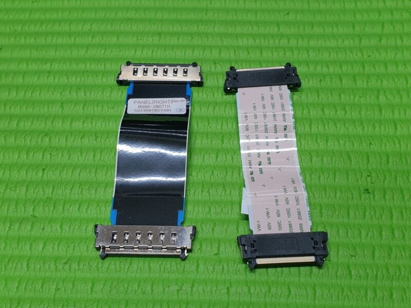 FLAT RIBBON CABLE FROM TCON LVDS BOARD TO SCREEN SAMSUNG UE55F9000ST 55"  LED TV - Image 2