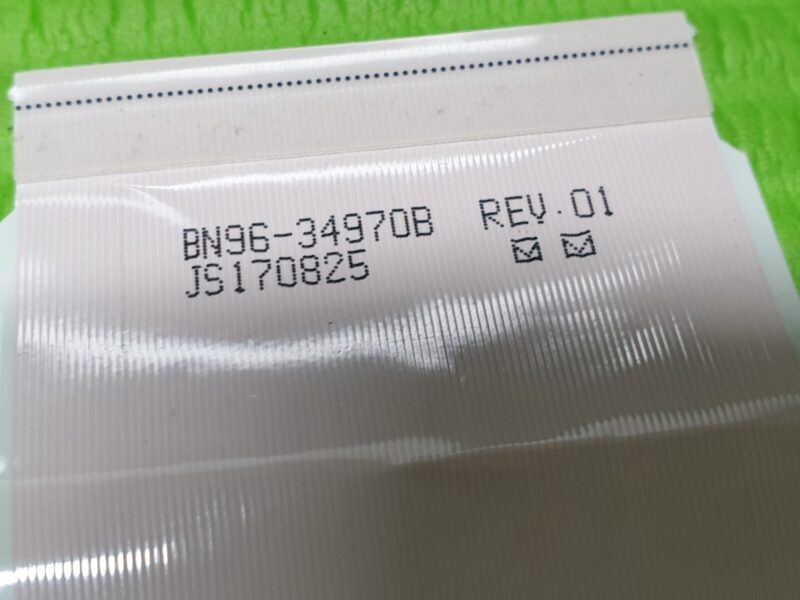 FLAT RIBBON CABLE FROM TCON LVDS BOARD TO SCREEN SAMSUNG UE48JS9000T 48"  LED TV - Image 3