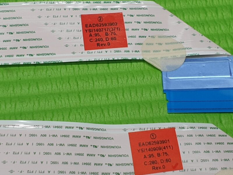 FLAT RIBBON CABLE FROM TCON LVDS BOARD TO MAIN BOARD FOR LG 55LB700V  TV - Image 3