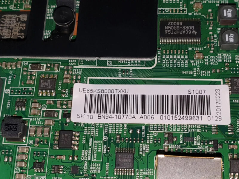 MAIN BOARD MB SAMSUNG UE65KS8000T TV BN41-02504A BN94-10770A SCREEN:LSF650FJ12 - Image 2