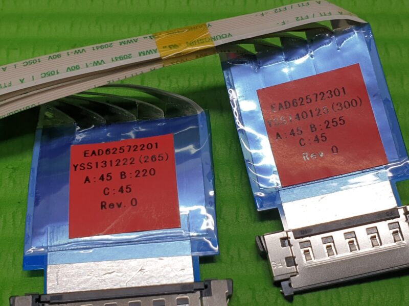 FLAT RIBBON CABLE FROM TCON LVDS BOARD TO MAIN BOARD FOR LG 60LB580V 60" TV - Image 2
