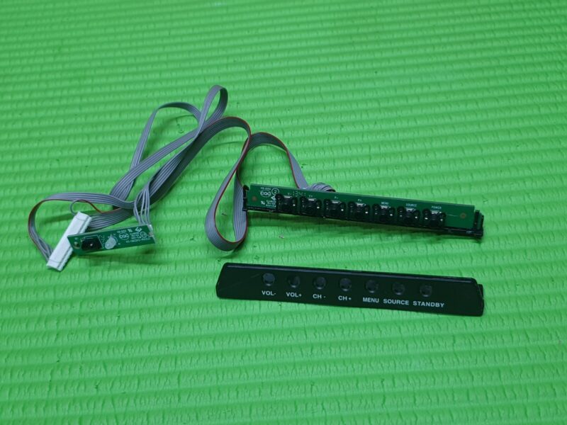 IR REMOTE CONTROL SENSOR UNIT + POWER BUTTON FOR BLAUPUNKT 32/147I 32" LED TV