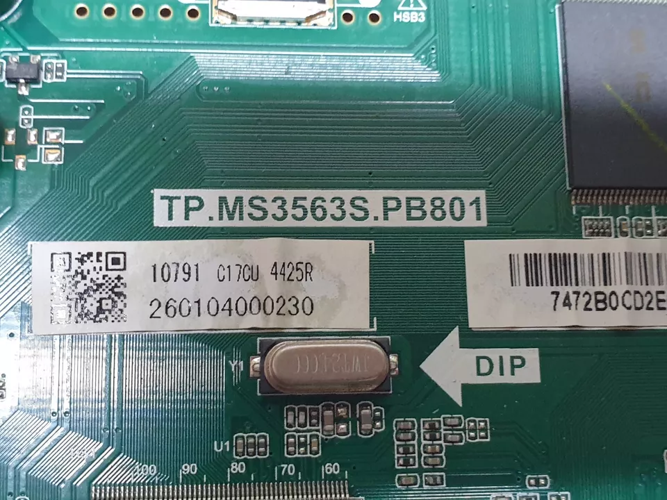 MAIN AV BOARD MB JVC LT-32C480 32" LED TV TP.MS3563S.PB801 SCREEN:PT320AT01 - Image 2