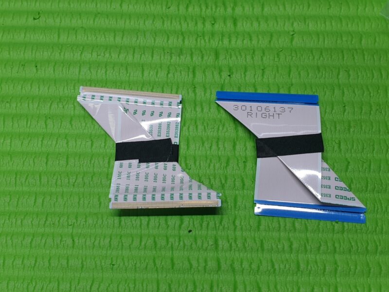 FLAT RIBBON CABLE FROM TCON LVDS BOARD TO SCREEN HITACHI 58HK6100UA 58" LED TV - Image 2
