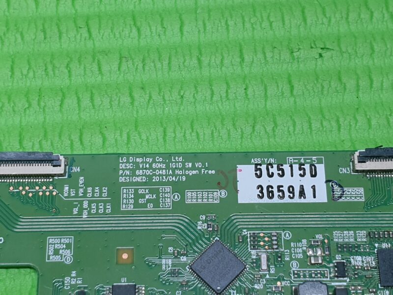TCON LVDS BOARD FOR HITACHI 42HBT42UK 42" LED TV 6870C-0481A 6871L-3659A - Image 3