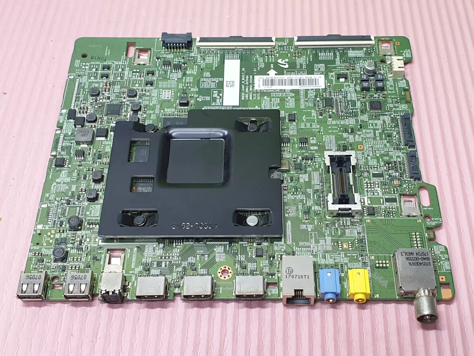 MAIN AV BOARD MB SAMSUNG UE55MU6220K TV BN41-02568A BN94-12571N SCREEN:T550QVR08