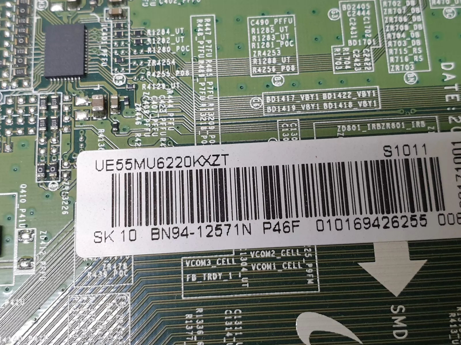 MAIN AV BOARD MB SAMSUNG UE55MU6220K TV BN41-02568A BN94-12571N SCREEN:T550QVR08 - Image 3