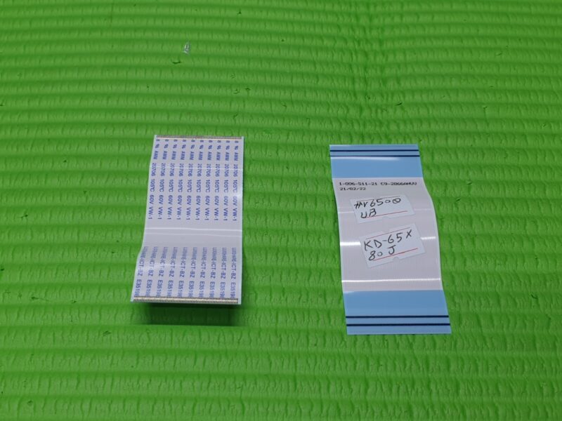 FLAT RIBBON CABLE FROM TCON LVDS BOARD TO SCREEN FOR SONY KD-65X80J 65" LED TV - Image 2