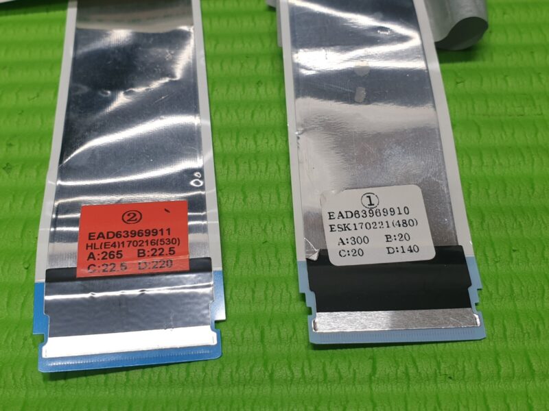 FLAT RIBBON CABLE FROM TCON LVDS BOARD TO MAIN BOARD FOR LG 43UJ634V 43" LED TV - Image 3