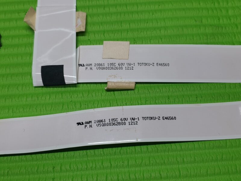 FLAT RIBBON CABLE FROM TCON LVDS BOARD TO MAIN BOARD FOR TOSHIBA 47VL963 TV - Image 2