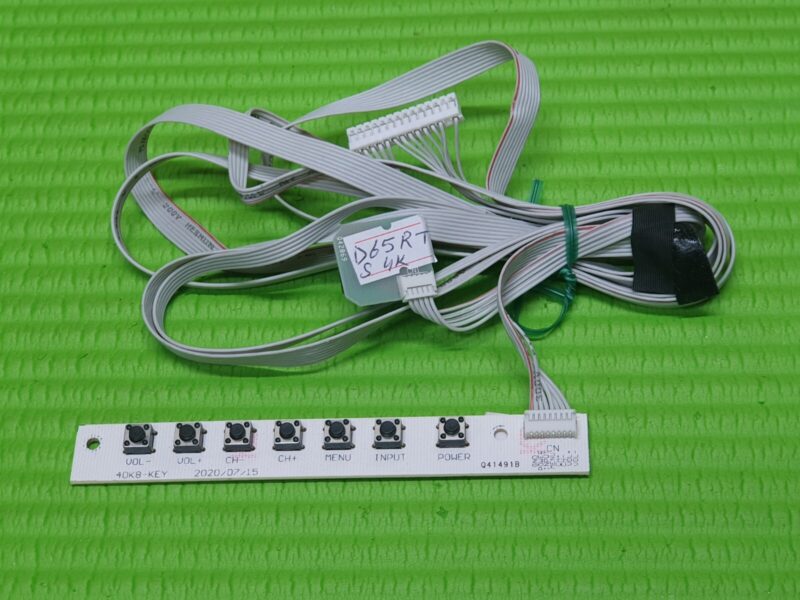 IR REMOTE CONTROL SENSOR UNIT & POWER BUTTON FOR DAEWOO D65RTS4K 65" LED TV