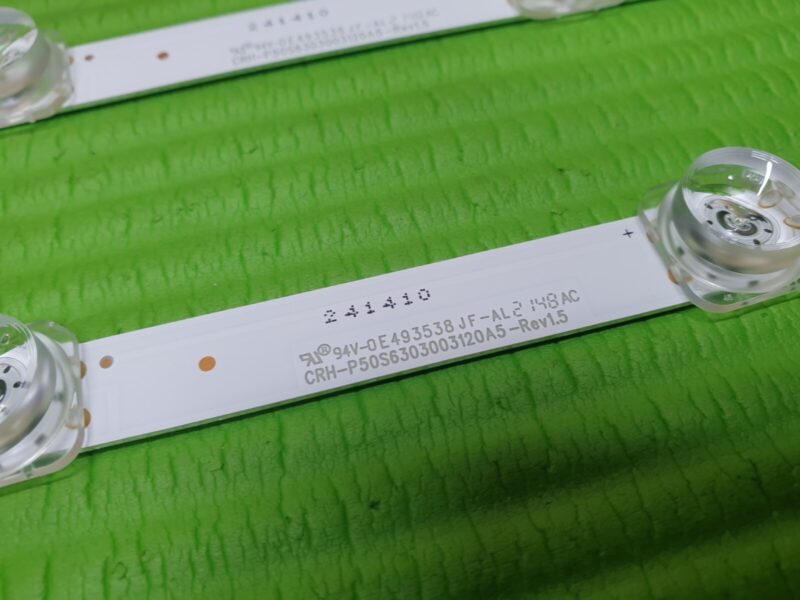 FULL LED BACK LIGHT ARRAY SET SAMSUNG UE50AU7100K TV CRH-P50S6303003120A5-REV1.5 - Image 4