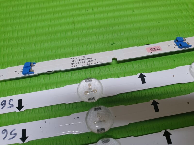 FULL LED BACK LIGHT ARRAY SET SAMSUNG UE32H4500 32" LED TV 30446A FROM HH032AGS - Image 3