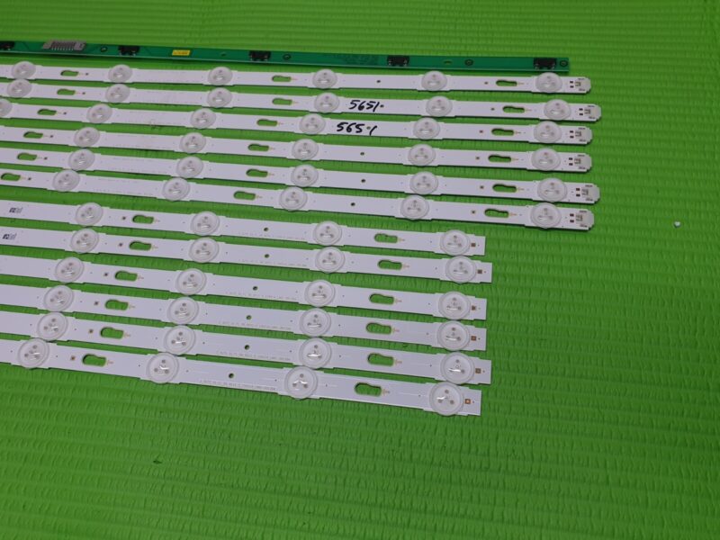 FULL LED BACK LIGHT ARRAY SET FOR SAMSUNG UE55MU6120K 55" TV LSF550FN09 - Image 2