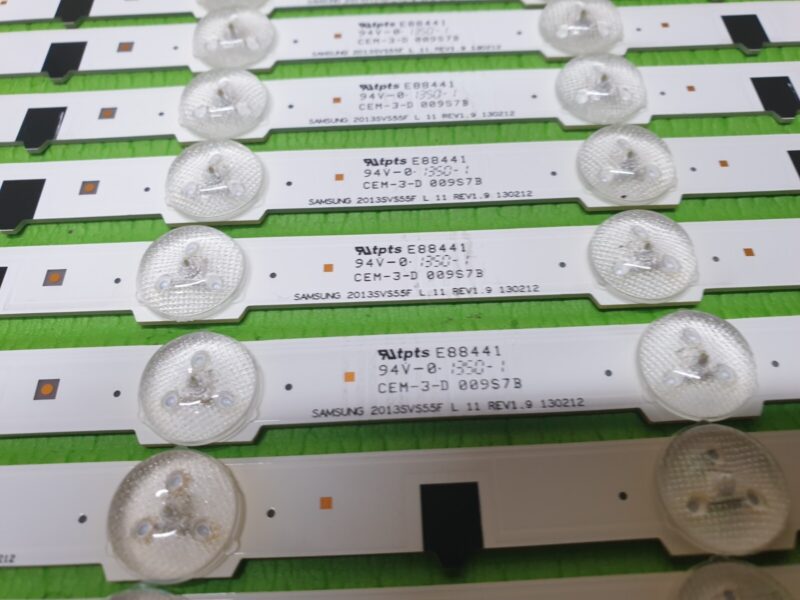 FULL LED BACK LIGHT ARRAY SET FOR UE55F6670SB TV SAMSUNG 2013SVS55F L 11 REV1.9 - Image 3