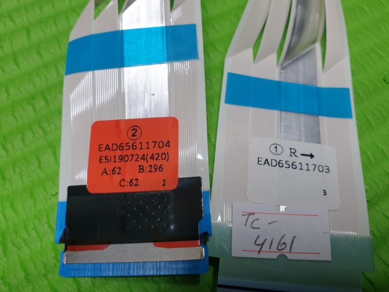 FLAT RIBBON CABLE FROM TCON LVDS BOARD TO MAIN BOARD FOR LG 49SM8200PLA LED TV - Image 2