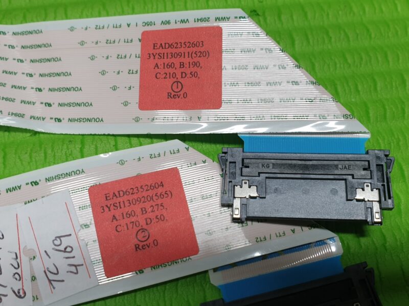FLAT RIBBON CABLE FROM TCON LVDS BOARD TO MAIN BOARD FOR LG 47LA660V LED TV - Image 3