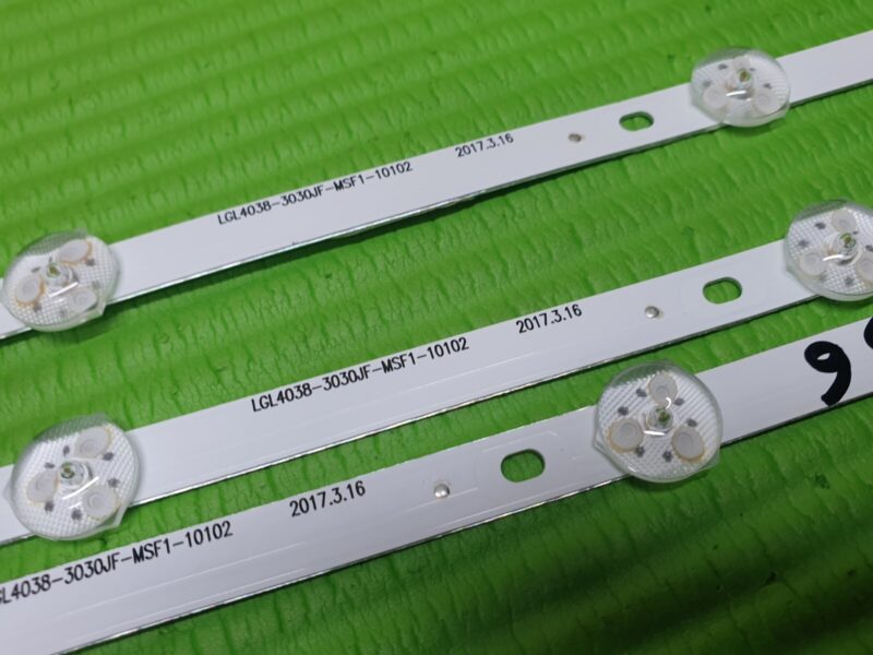 FULL LED BACK LIGHT ARRAY SET FOR CELLO C40227FT2 TV LGL4038-3030JF-MSF1-10102 - Image 4