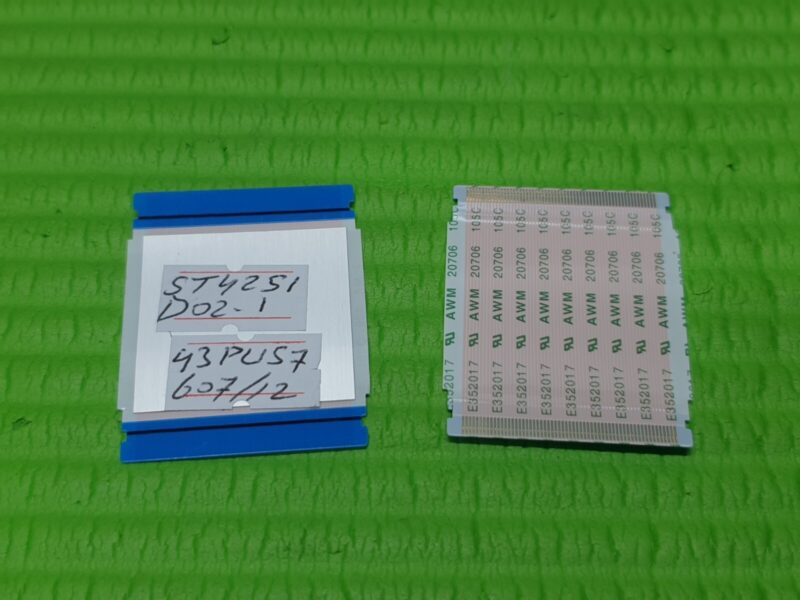 FLAT RIBBON CABLE FROM TCON LVDS BOARD TO SCREEN PHILIPS 43PUS7607/12 TV ST4251D