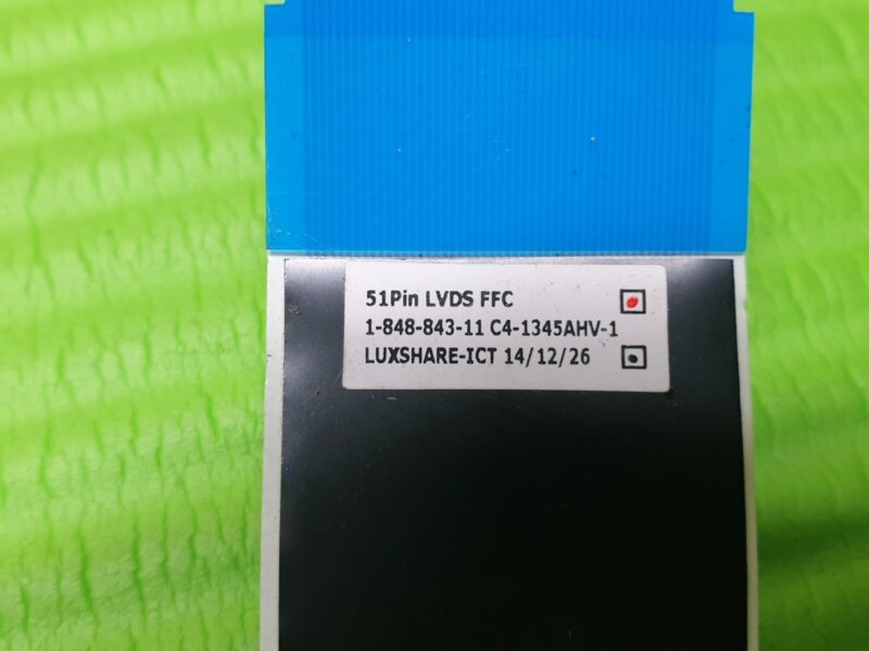 FLAT RIBBON CABLE FROM TCON LVDS BOARD TO MAIN BOARD FOR SONY KDL-40R553C 40" TV - Image 2