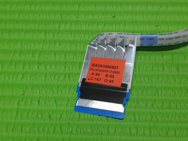 FLAT RIBBON CABLE FROM TCON LVDS BOARD TO MAIN BOARD FOR LG 43LM6300PLA 43" TV - Image 3