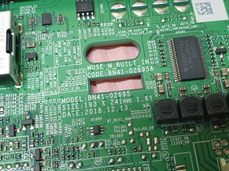 MAIN BOARD MB SAMSUNG QE55Q60RAT TV BN41-02695A BN94-14007B SCREEN:T550QVN07.2 - Image 3