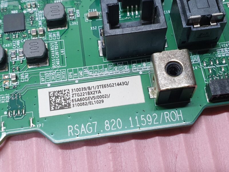 MAIN AV BOARD MB HISENSE 65A7HQTUK TV RSAG7.820.11592/ROH SCREEN:HV650QVB-F70
