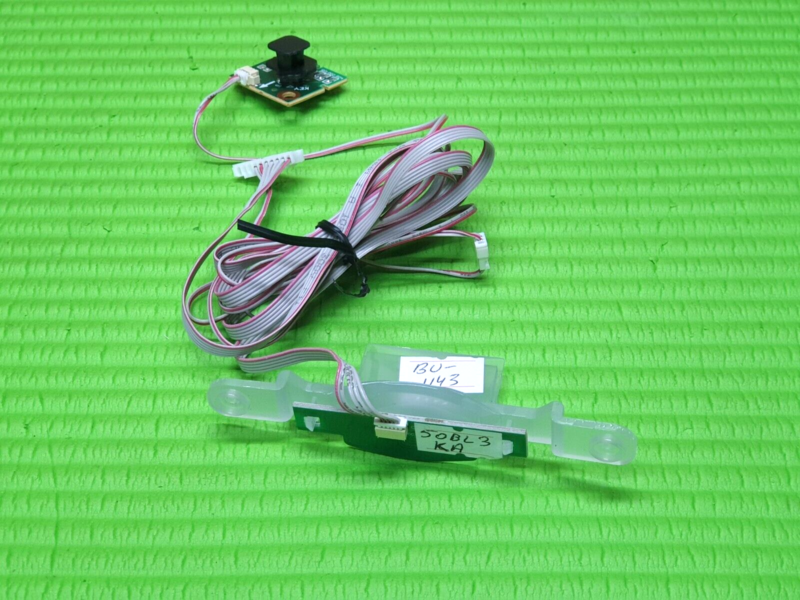 IR REMOTE CONTROL SENSOR UNIT & POWER BUTTON FOR SHARP 50BLE3KA 50" LED TV - Image 2