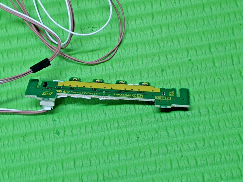 IR REMOTE CONTROL SENSOR UNIT & POWER BUTTON FR PANASONIC TX-L55WT50B 55" LED TV - Image 2