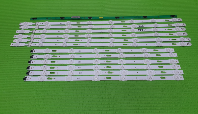 FULL LED BACK LIGHT ARRAY SET FOR SAMSUNG UE55MU6120K 55" TV LSF550FN09
