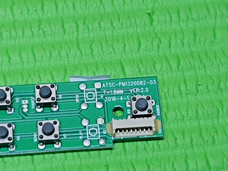 POWER BUTTON FOR LINSAR 65UHD520 65" LED TV ATSC-PM1320082 - Image 2