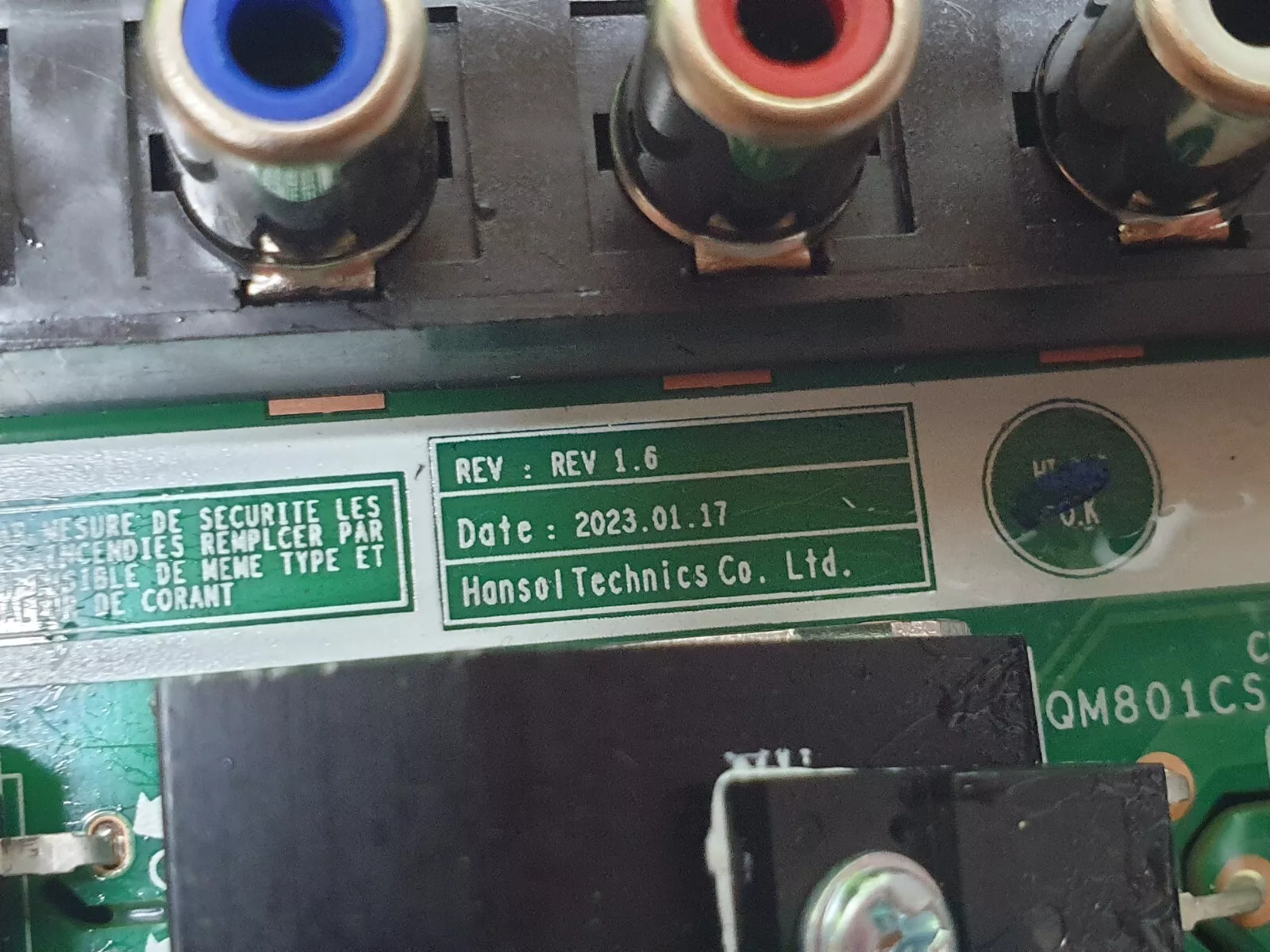 MAIN POWER AV BOARD MB FOR SAMSUNG UE32T5300 32" TV BN94-15653C SCREEN:SG3151B06 - Image 3