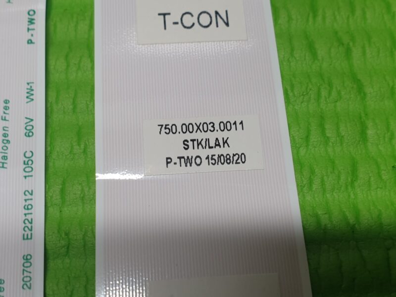 FLAT RIBBON CABLE FROM TCON LVDS BOARD TO SCREEN SONY KDL-43W807C TV T430HVN02 - Image 2