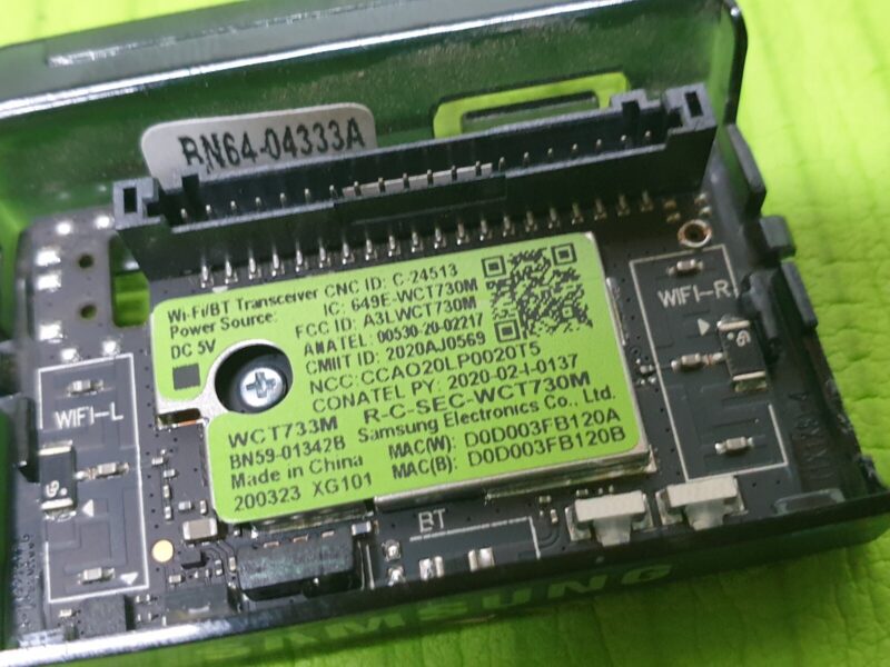 SWITCH KEY BUTTON & WIFI BOARD FOR SAMSUNG UE55TU7000K UE75TU7000K UE55TU8000 TV - Image 4