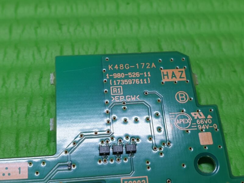 IR REMOTE CONTROL SENSOR UNIT FOR SONY KDL-32WD751 TV 1-980-526-11 A2093183A - Image 2