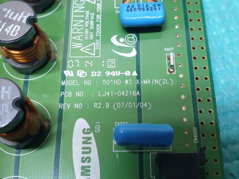 MAIN AV BOARD MB SAMSUNG PS50B451B2W 50" PLASMA TV BN40-00137A BN41-01180A - Image 3