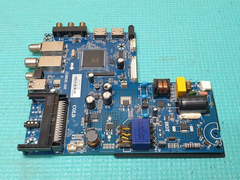 MAIN AV BOARD MB FOR T4TEC TT3213UH 32" LED TV CV3663C-A32 SCREEN:T320XVN02