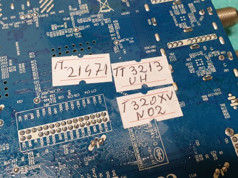 MAIN AV BOARD MB FOR T4TEC TT3213UH 32" LED TV CV3663C-A32 SCREEN:T320XVN02 - Image 4