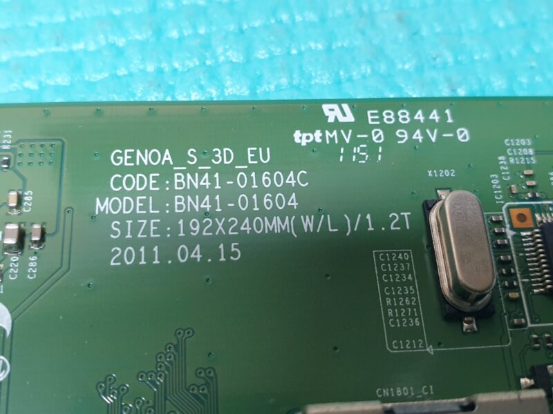 MAIN AV BOARD MB SAMSUNG UE46D6100SK TV BN41-01604C BN94-05367P SCREEN:T460HW08 - Image 2