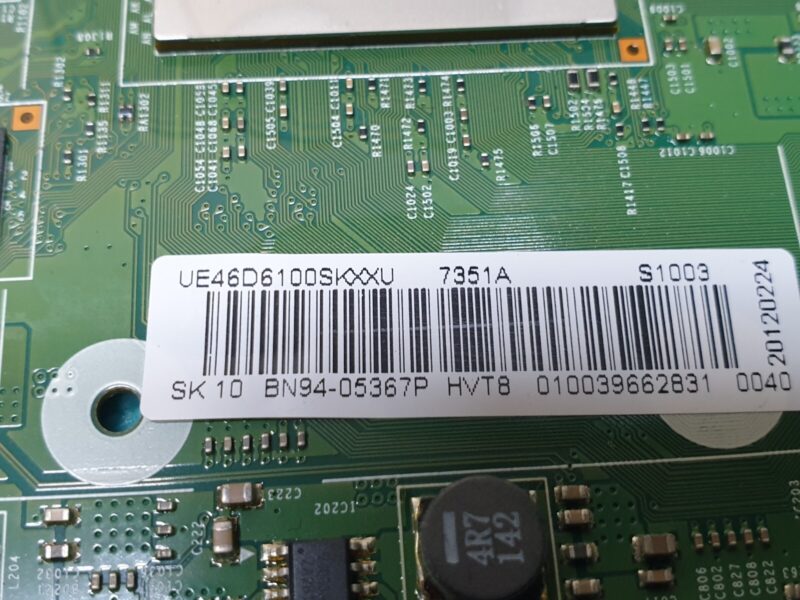 MAIN AV BOARD MB SAMSUNG UE46D6100SK TV BN41-01604C BN94-05367P SCREEN:T460HW08 - Image 3