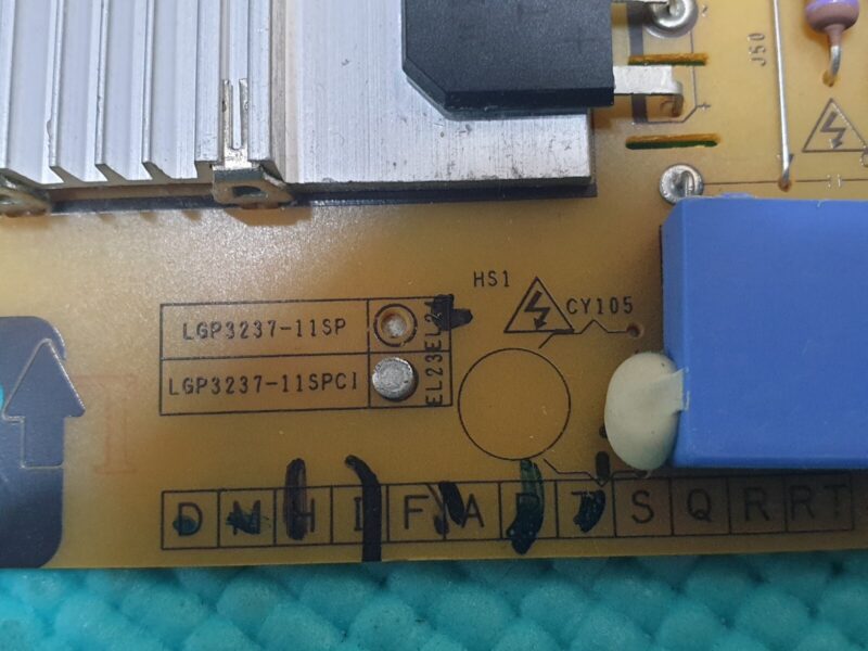 POWER SUPPLY BOARD FOR LG 32LV355U 32" LED TV EAX62865601/7 EAY62169402 REV 1.0 - Image 4
