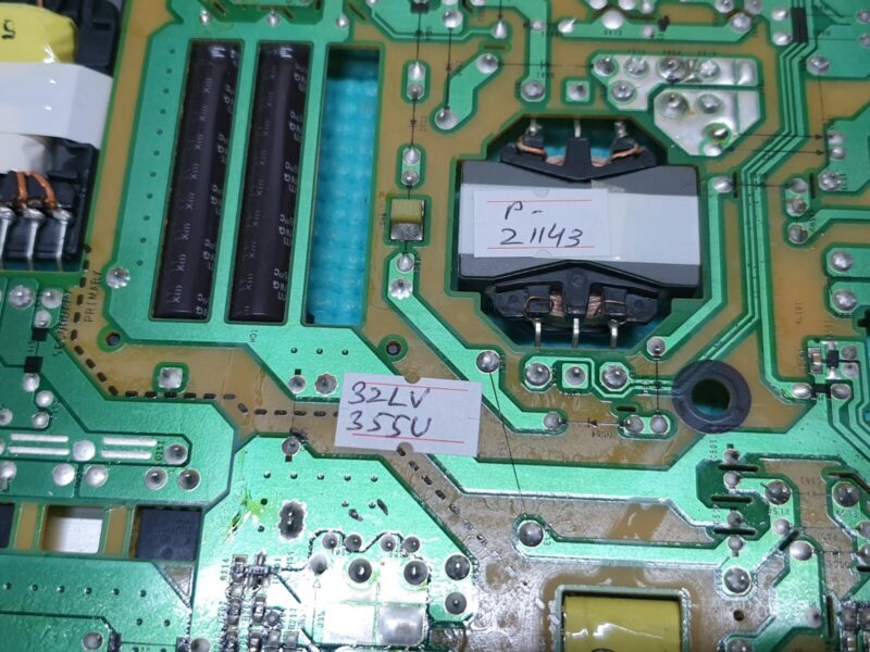 POWER SUPPLY BOARD FOR LG 32LV355U 32" LED TV EAX62865601/7 EAY62169402 REV 1.0 - Image 5
