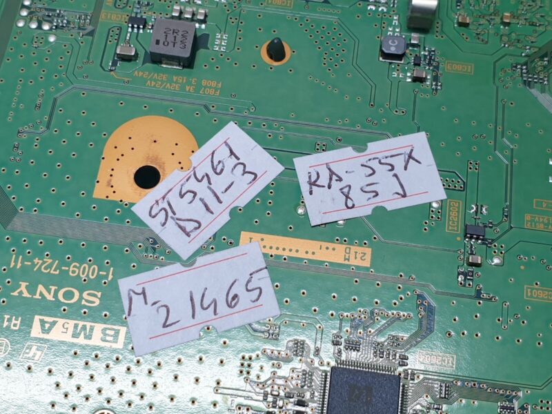 MAIN AV BOARD MB SONY KD-55X85J LED TV 1-009-724-11 YA03169AA SCREEN:ST5461D11-3 - Image 4