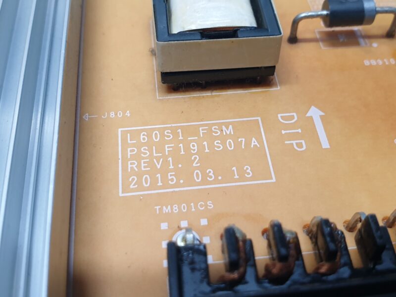 POWER SUPPLY PSU SAMSUNG UE60J6200AK LED TV BN44-00705C L60S1_FSM PSLF191S07A - Image 2
