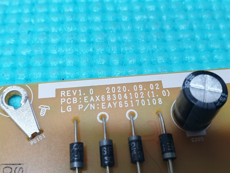POWER SUPPLY PSU FOR LG 43UP75006LF 43UP75003LF TV EAX68304102 (1.0) EAY65170108 - Image 2