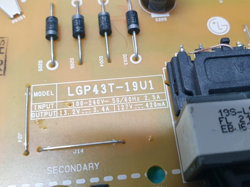 POWER SUPPLY PSU FOR LG 43UP75006LF 43UP75003LF TV EAX68304102 (1.0) EAY65170108 - Image 4