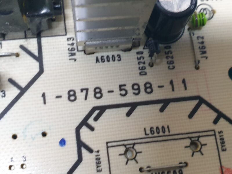 POWER SUPPLY BOARD PSU SONY KDL-40W5710 40" LED TV 1-878-598-11 A1660720B - Image 2