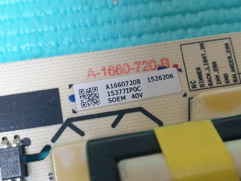 POWER SUPPLY BOARD PSU SONY KDL-40W5710 40" LED TV 1-878-598-11 A1660720B - Image 3